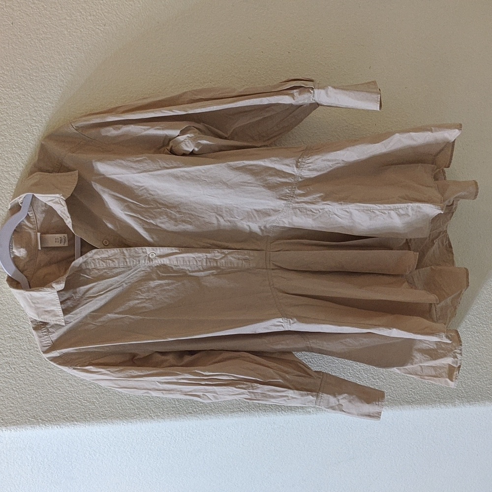 H&M high low short Shirt Dress Size XS